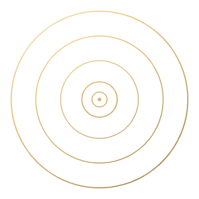 The Evil Eye, drawn in gold line