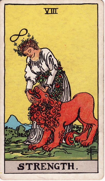 Strength — Rider-Waite-Smith