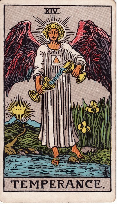 Temperance — Rider-Waite-Smith