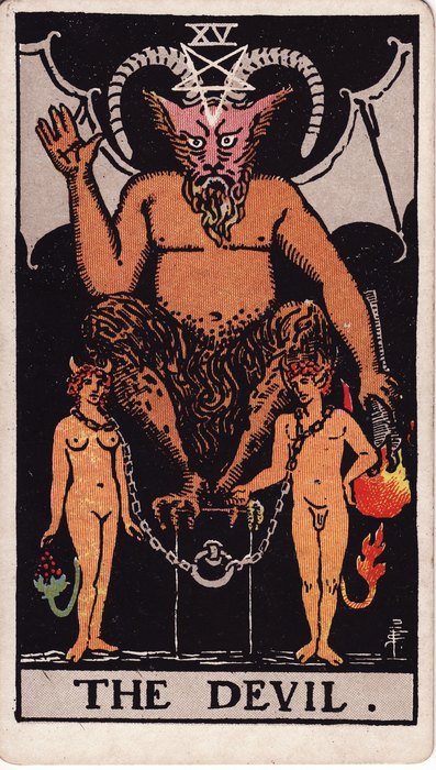 The Devil — Rider-Waite-Smith