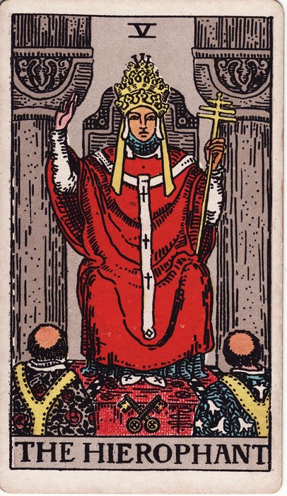 The Hierophant — Rider-Waite-Smith